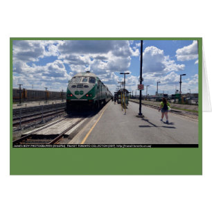 VAN las tarjetas del cielo del tren