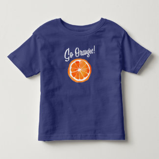 ¡Van los naranjas! Camiseta del niño
