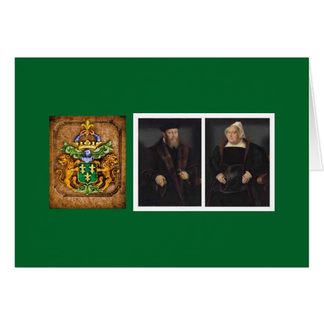 Van Westervelt Family circa 1550 retratos (Anverso (Horizontal))