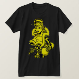 Vana DeVinyl™/PVC y camiseta de pieles divertidas