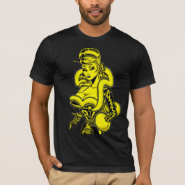 Vana DeVinyl™/PVC y camiseta de pieles divertidas