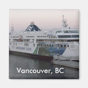 Vancouver, A.C. imán del refrigerador del