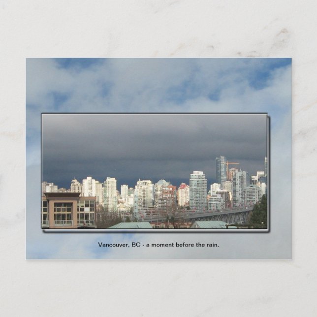 Vancouver, BC, postal de Canadá (Anverso)