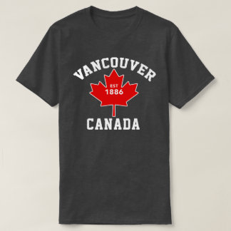 Vancouver Canadá Est. Camiseta patriótica 1886