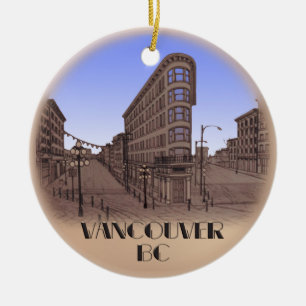 Vancouver Canadá gastó recuerdos de ornamentos