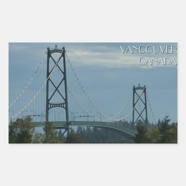 Vancouver Canadá Pegatinas Souvenirs de la Puerta  (Anverso)
