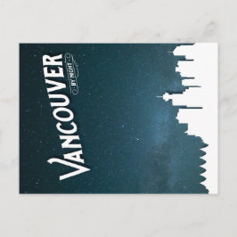 Vancouver de noche - postal