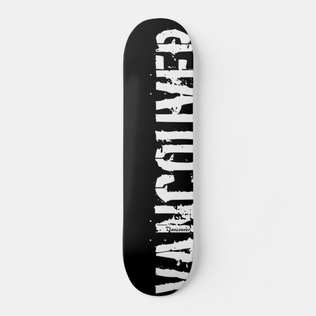 Vancouver - Estilo urbano - Skateboard (Anverso)