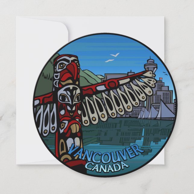 Vancouver Invitaciones Personalizadas Vancouver RS (Anverso)