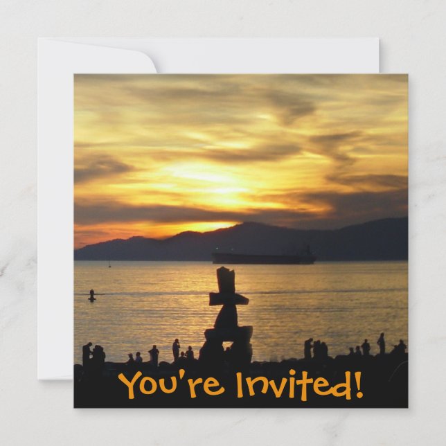 Vancouver Invitaciones Personalizadas Vancouver RS (Anverso)