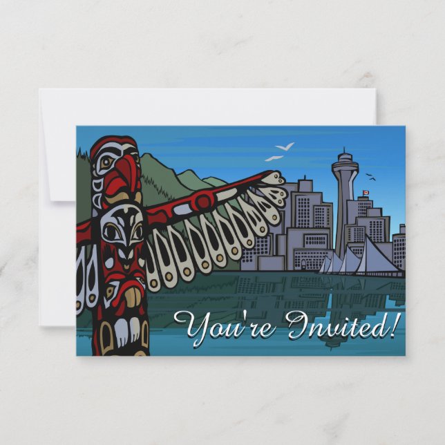 Vancouver Invitaciones Personalizadas Vancouver RS (Anverso)