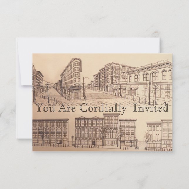 Vancouver Invitaciones Personalizadas Vancouver RS (Anverso)