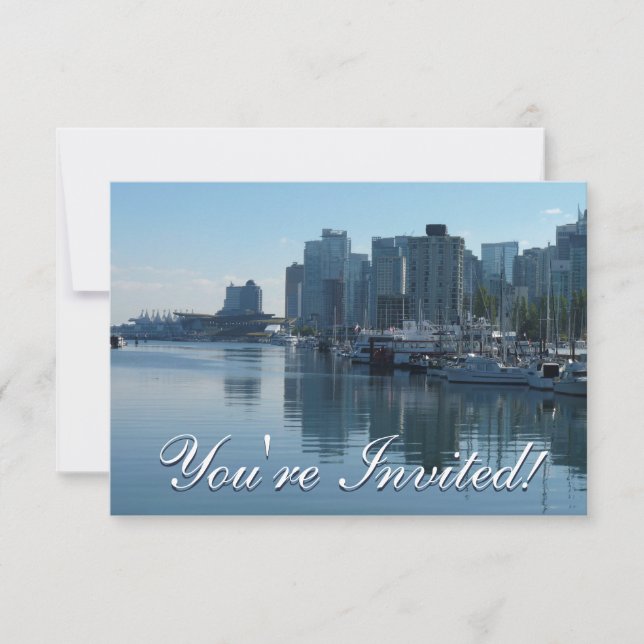 Vancouver Invitaciones Personalizadas Vancouver RS (Anverso)
