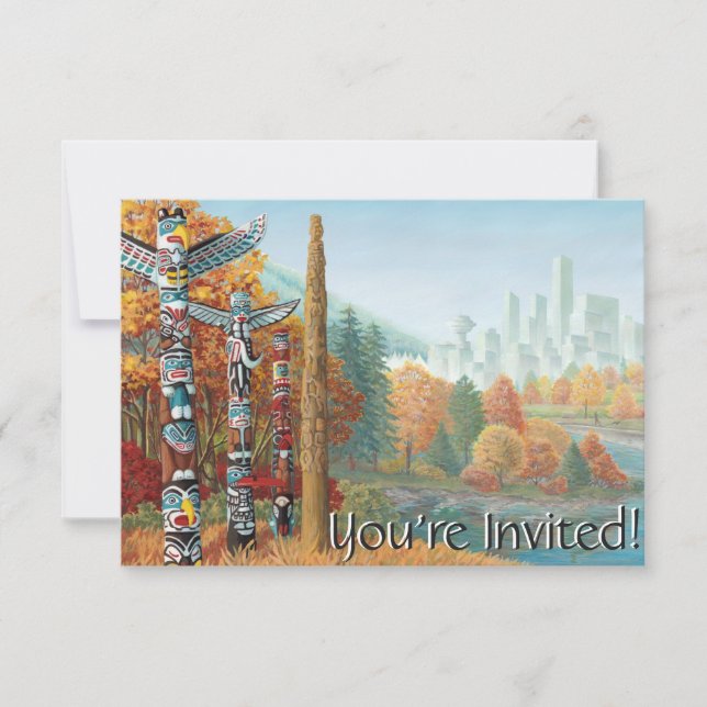 Vancouver Invitaciones Personalizadas Vancouver RS (Anverso)