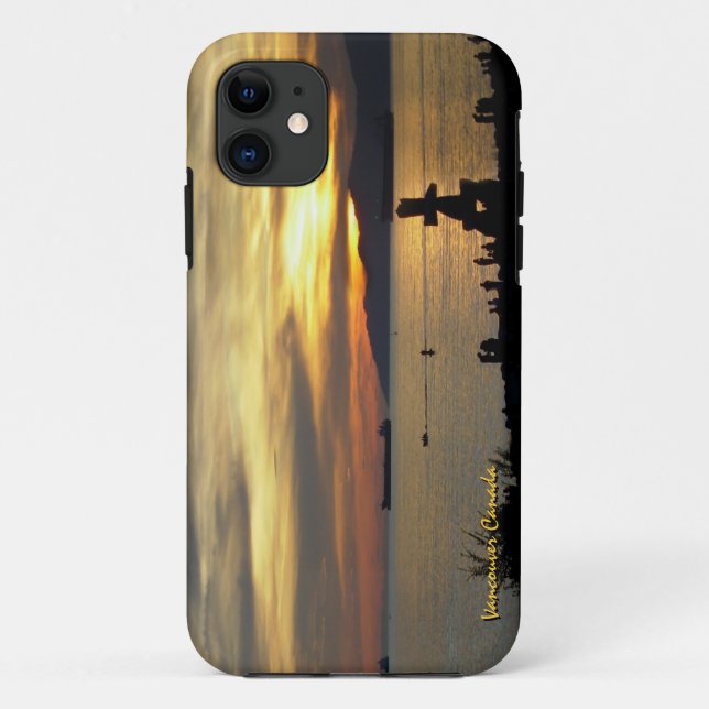 Vancouver iPhone 5 Funda Vancouver Sunset Gifts (Reverso)