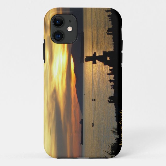 Vancouver iPhone 5 Funda Vancouver Sunset Gifts (Reverso)