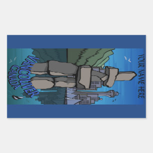 Vancouver Pegatinas de Canadá Personalizado Vancou