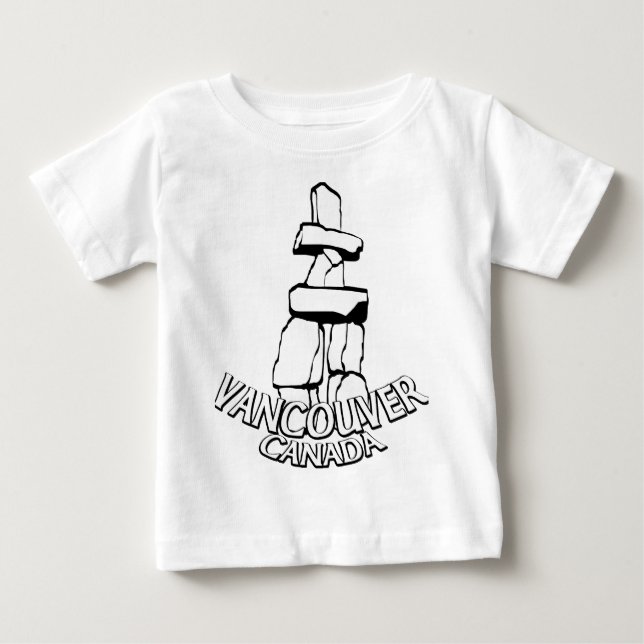 Vancouver Souvenir Bebés camisetas marca bebé Tee (Anverso)