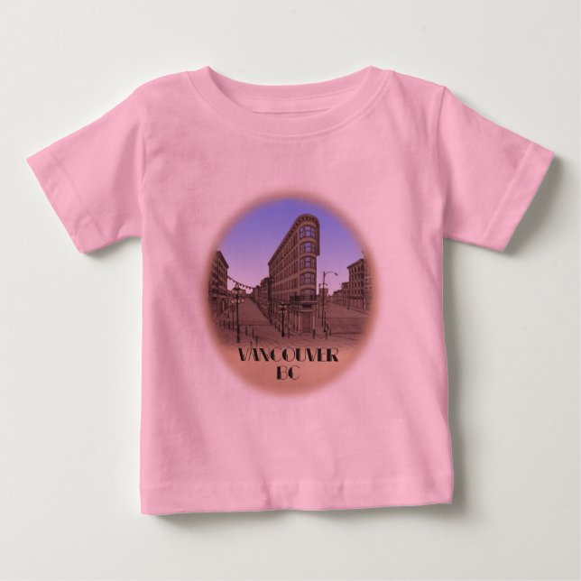 Vancouver Souvenir Camiseta bebé Gastown Baby Shir (Anverso)