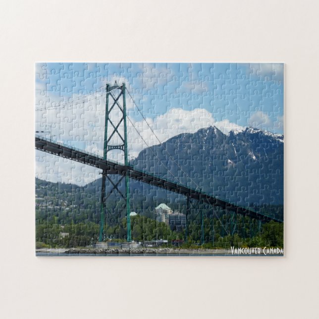 Vancouver Souvenir Puzzle Personalizado Vancouver  (Horizontal)
