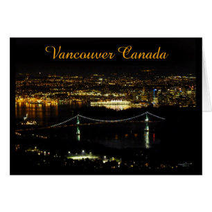 Vancouver tarjetas de recuerdo BC Personalizado Va