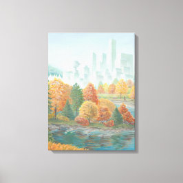 Vancouver Totem Poles Canvas de impresión de arte