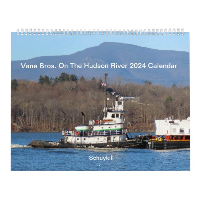 Vane Bros. Tugs En El Calendario Del Río Hudson 20 (Tapa)