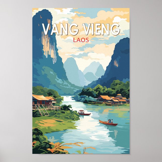 Vang Vieng Laos Viaje de arte (Frente)