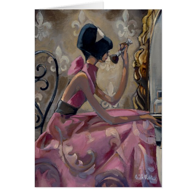 Vanidad del rosa del polvo de Trish Biddle (Frente)