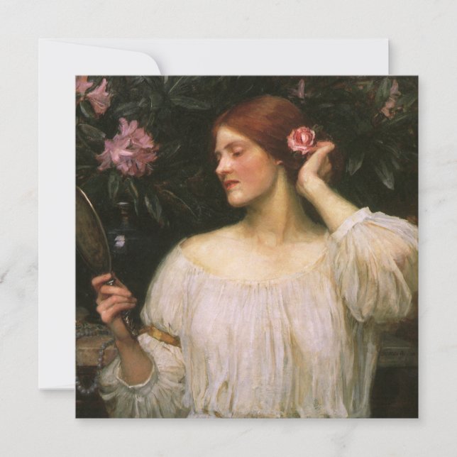 Vanidad por John William Waterhouse (Anverso)