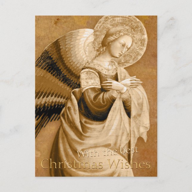 Vanni Anunciation Angel CC0590 Navidades postal (Anverso)