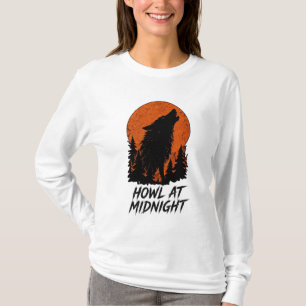VANOSTÈ Aullar a Medianoche Camiseta Gráfica de Ho