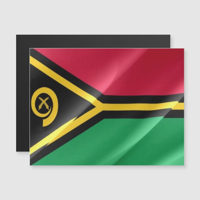 Vanuatu - Bandera onduladora - (Anverso/Reverso)