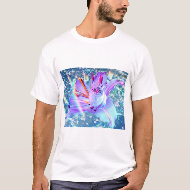 Vaporwave Cat - Camiseta  (Anverso)