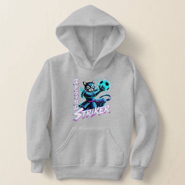 Vaporwave Samurai Striker Cat For Anime Gamers (Distribución )
