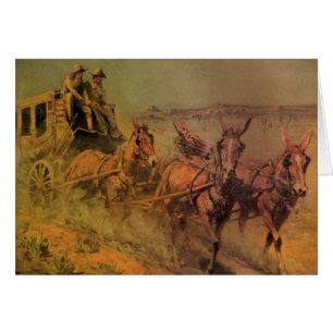 Vaqueiros Antiguos, La diligencia por John Borein