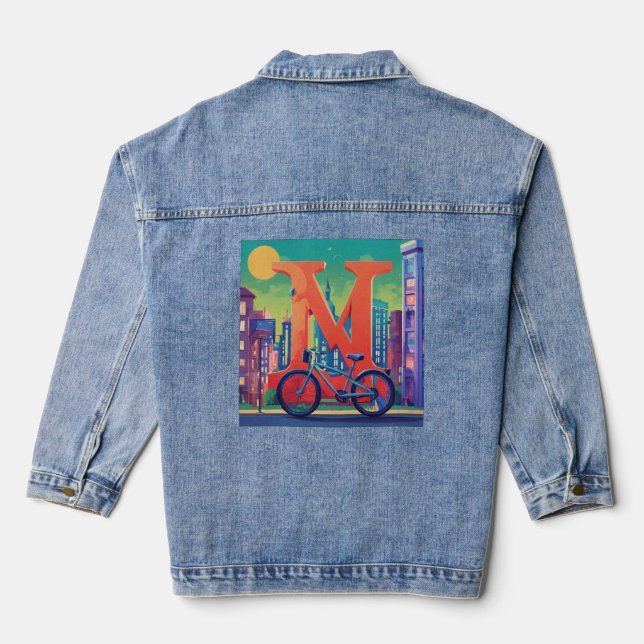 Vaquera "Carta de amor de medianoche: Chaqueta de denim fe (Reverso )