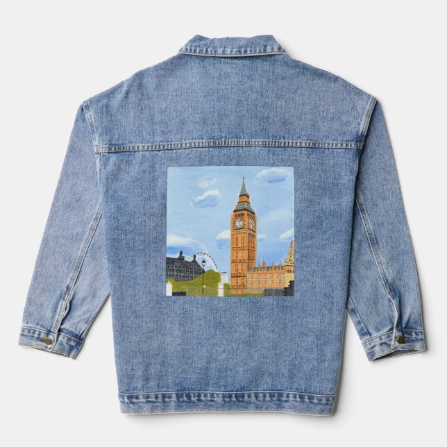 Vaquera Chaqueta Big Ben Denim de Londres (Reverso )
