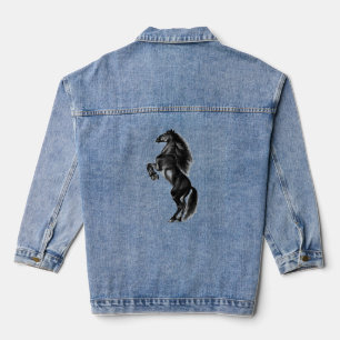 Vaquera Chaqueta Black Wilse Horse Denim