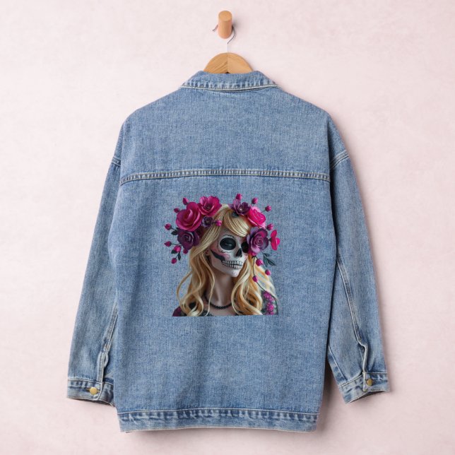Vaquera Chaqueta de cráneo azucarado (Hangar)