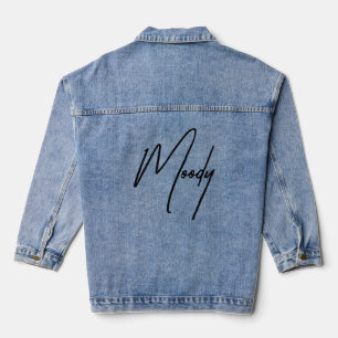Vaquera Chaqueta de denegación de cotización de Moody - El