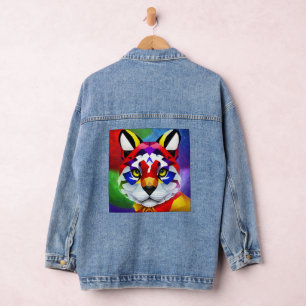 Vaquera Chaqueta de denegación de ropa de gatos de Alexand
