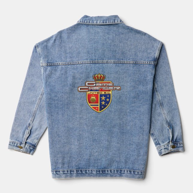 Vaquera Chaqueta de Denim Azul para mujeres "Cambiadora de (Reverso )