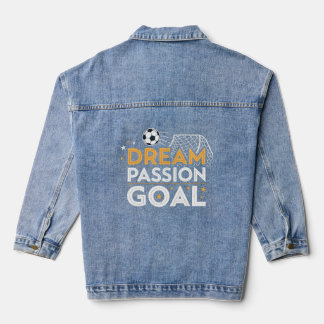 Vaquera Chaqueta de denim con logo de Passion Goal
