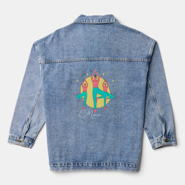 Vaquera Chaqueta de Denim con un diseño único inspirado en (Reverso )