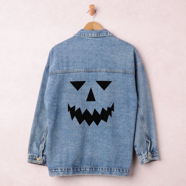 Vaquera Chaqueta de Denim de calabaza negra (Hangar)