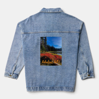 Vaquera Chaqueta de Denim de otoño
