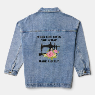 Vaquera Chaqueta de Denim de Quilter