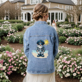 Vaquera Chaqueta de Denim Femenino de Gnome Náutico