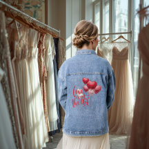Chaqueta de denim Love Is In The Air